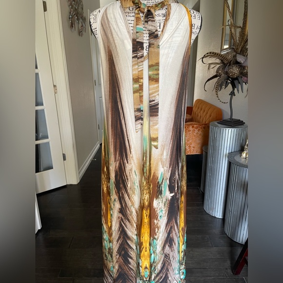 ❗️PRICE DROP❗️ ‘Pretty Young Thing’ (very long) maxi dress sz L - Picture 4 of 6